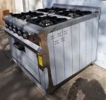 Aragaz gaz 4 focuri  si cuptor  profesional - Miniatura 3
