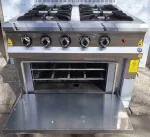 Aragaz gaz 4 focuri  si cuptor  profesional - Miniatura 4