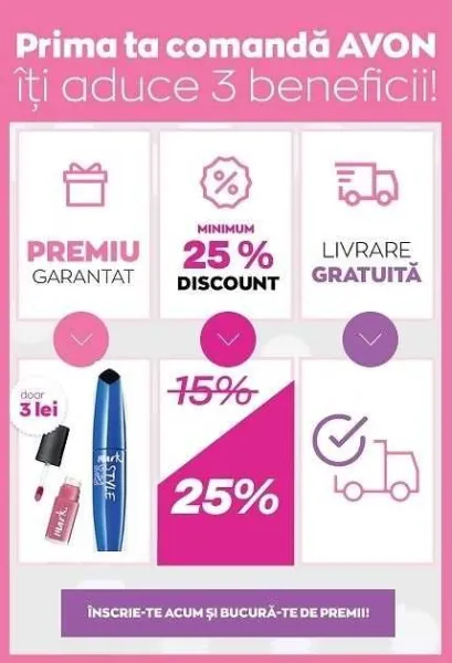 Inscriere reprezentanti si coordonatori Avon - Imaginea 1