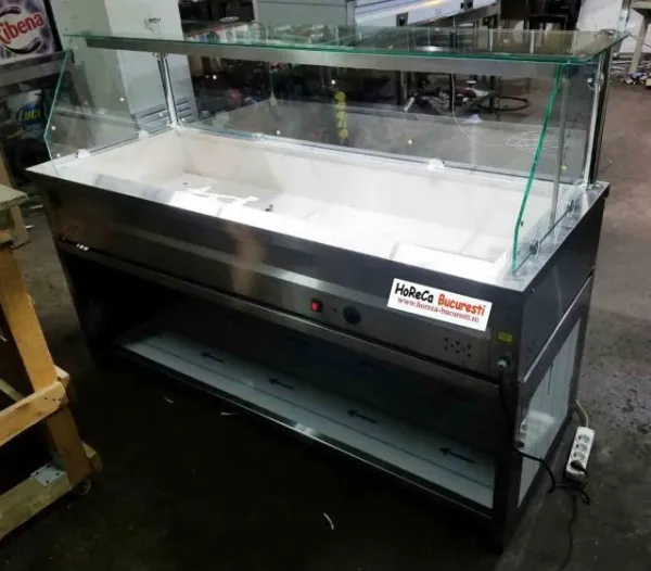 Vitrina calda 5 GN 1/ 1 pe suport pt autoservire - Imaginea 2