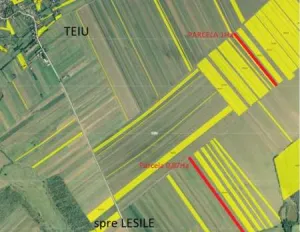 Vand teren agricol 1. 87Ha, Teiu, Arges, 2 parcele, cadastru, intabulare, 20000lei/ Ha, nego