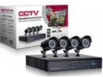 Kit supraveghere CCTV sistem DVR 4 camere exterior internet cabluri - Miniatura 2