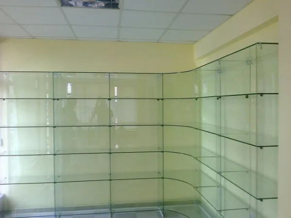 Rafturi din sticla, tejghele, tonete, vitrine, mobilier magazin - Imaginea 3