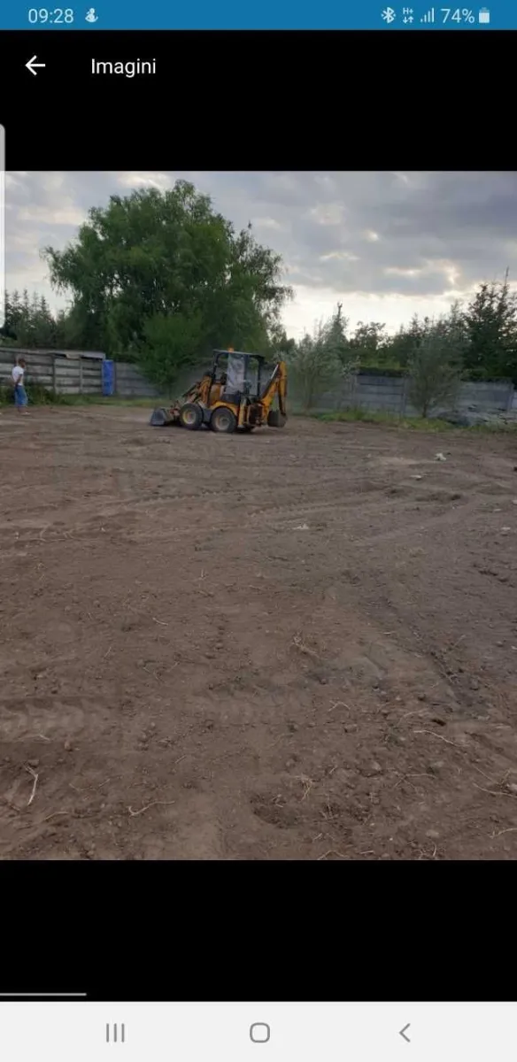 Nivelare Teren, Indreptat Plantat Gazon Bobcat - Imaginea 2