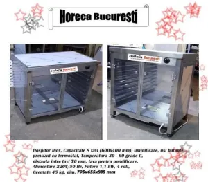 Dospitor inox cu usi batante