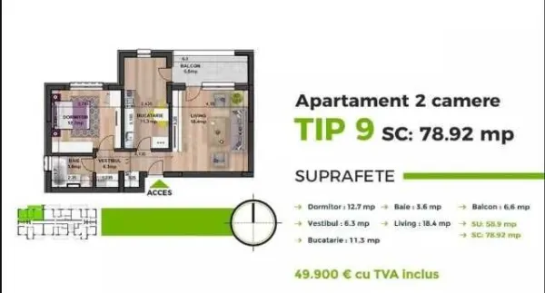 Dezvoltator  Militari Residence - 49900E- 70mpc - Imaginea 1
