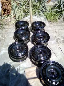 6Jante otel16" x- 6, 5J / ET50 / PCD 5 X 108 intre gauri 17 Euro / buc Negociabil
