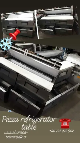 Banc inox frigorific pizza cu sertare second - Imaginea 2