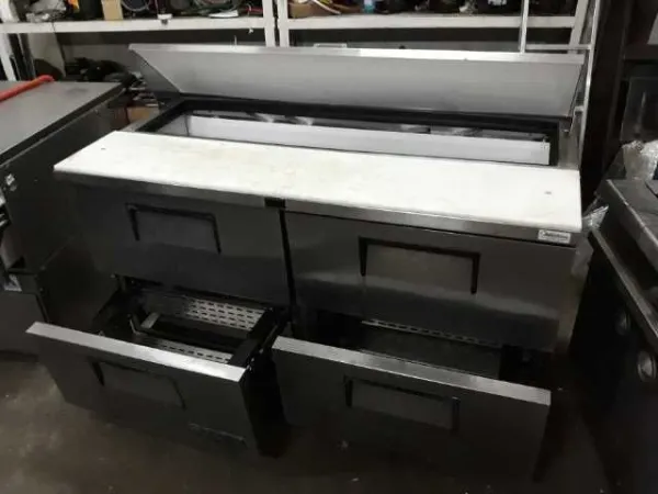 Banc inox frigorific pizza cu sertare second - Imaginea 3