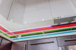 Sticla colorata sau printata in bucatarie - Miniatura 4