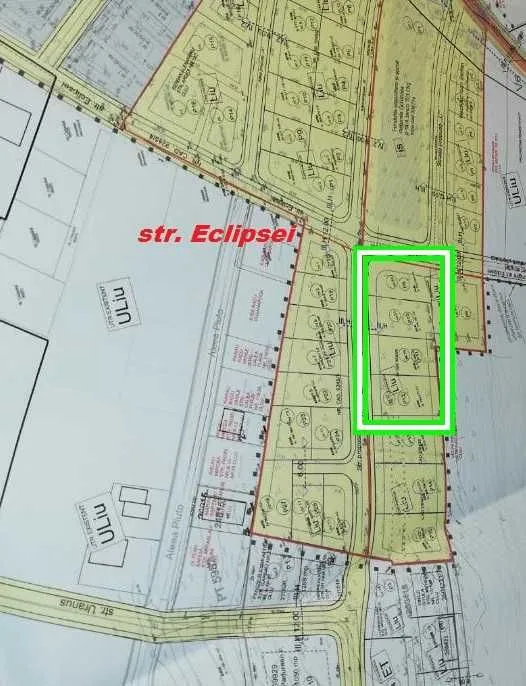 Vand teren intravilan 4300 mp in cartierul Becas ( Cluj- Napoca) , Str. Eclipsei, PUZ aprobat - Imaginea 2