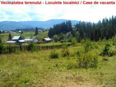 Vand Teren - Vatra Dornei-Neagra Sarului- Suprafata 1500 -3000- 6500 mp - Imaginea 1