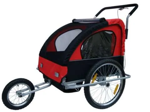 Remorca de bicicleta (cu suspensie) ptr. copii - Imaginea 1