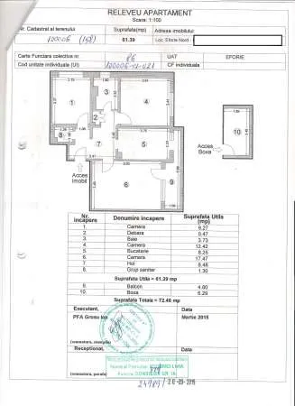 Apartament 3 cam.decomandat-comfort"O"-sporit cu nota energetica 94,5 - Imaginea 8