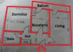 vand apartament 2 camere VEST- LIDL- MALL WEST- BILLA - Miniatura 2