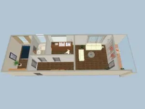 Apartament 2 camere, + mobilier si electrocasnice, Sebes - Petresti