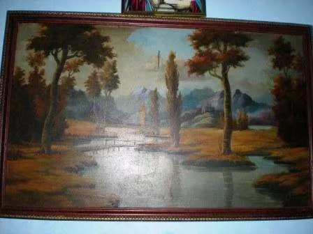 Peisaj marin,pictura veche sec.19, autor Dimitrie Hancescu - Imaginea 2