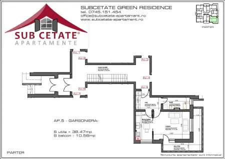 garsoniera spatioasa in constructie noua tip vila - Imaginea 1