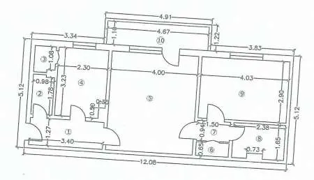 Apartament 2 camere Slobozia zona Nord - Imaginea 1