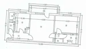 Apartament 2 camere Slobozia zona Nord