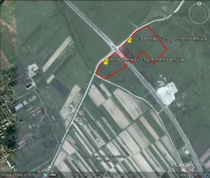 Teren la intersectie , dublu front stradal