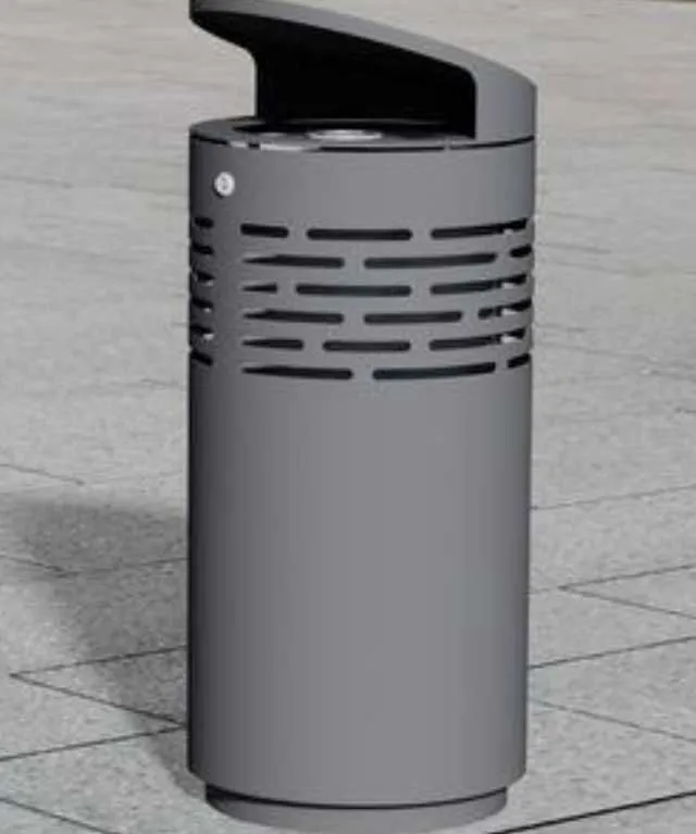 Cos gunoi stradal metalic C14 - Imaginea 7