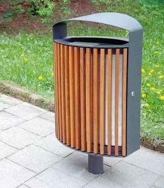 Cos gunoi stradal metalic C14 - Imaginea 8