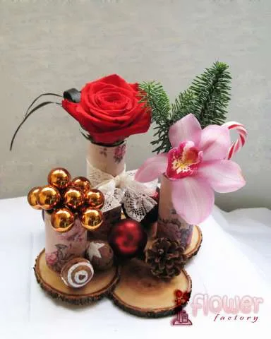 aranjament floral Craciun - Imaginea 1