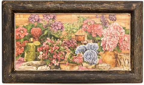 Tablou Gradina cu Hortensii - Imaginea 1