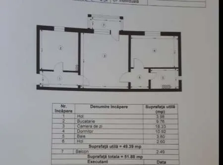apartament 2 camere 2 boxe - Imaginea 2