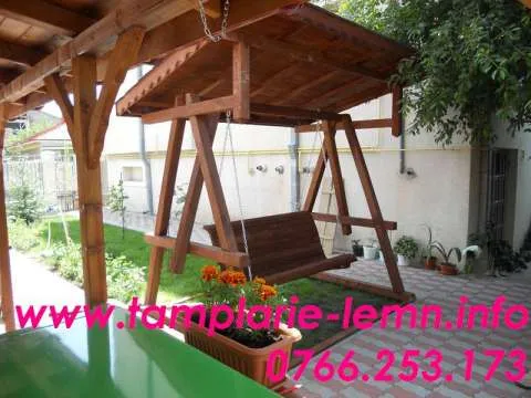 Foisoare, pergole, scari, usi lemn, ferestre, mobilier lemn, tamplarie lemn - Imaginea 3
