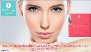 FIOLE ANTICUPEROZA CU EXTRACT DE CASTAN SI EXTRACT DE ALUN RESOLUTION DR. TEMT - Imaginea 2