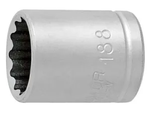 Capete chei tubulare 1/4", cu 12 laturi - 188/2 12p