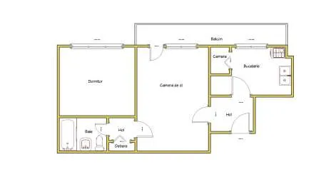 Apartament in Gura Campului Medias - Imaginea 1
