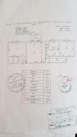 Proprietar apt 3 camere Gaesti Dambovita, et 1, centrala termica - Imaginea 1