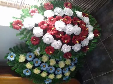 SICRIE-Coroane funerare-Poze  ceramice cruci - Imaginea 9