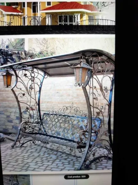 Confectii metalice, garduri, porti, mobilier interior / exterior din fier - Imaginea 9