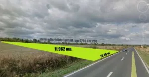 Teren extravilan s= 11. 962 mp. desch. la dj de 70, 46 ml sibiu- cisnadie