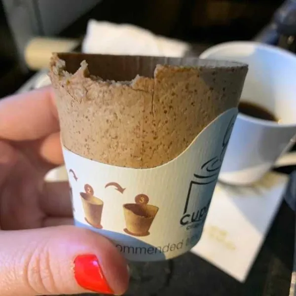 CESTI COMESTIBILE pentru cafea - Imaginea 1