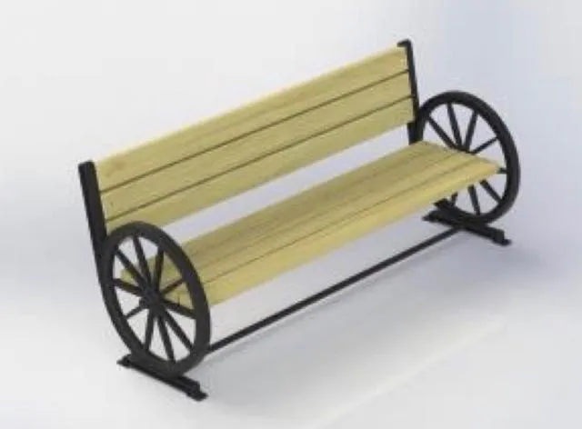 Banca parc / bancuta parc / mobilier urban / banca stradala - Imaginea 6