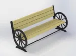 Banca parc / bancuta parc / mobilier urban / banca stradala - Miniatura 6