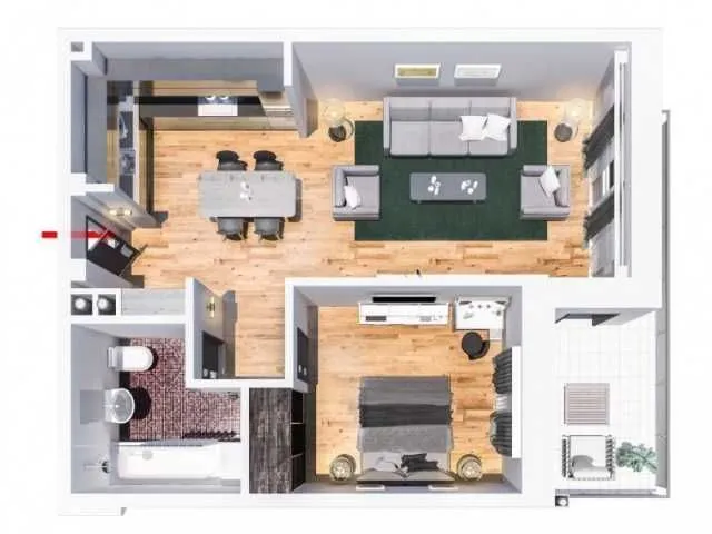 Vanzare apartament 2 camere, Iasi, decomandat - Imaginea 7