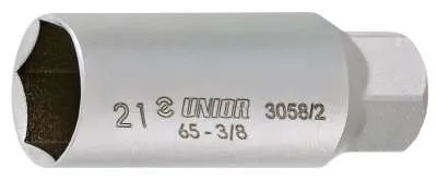 Cheie pentru bujii cu pereti subtiri pentru motociclete 3/8" 3058/2 - 21 mm - ToolsZone.ro - Imaginea 1