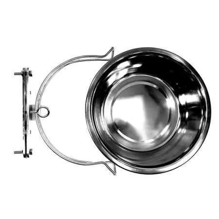 Suport ABC Sport Klin foarte rezistent din otel galvanizat pentru Castron Inox de 2, 8 Litri - Imaginea 1