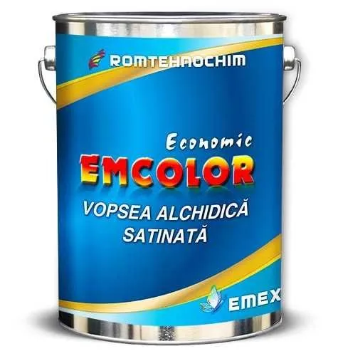 Vopsea Alchidica Satinata EMCOLOR - Imaginea 1