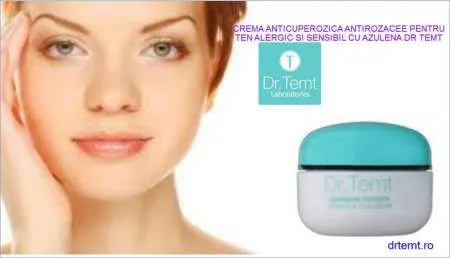 CREMA PENTRU TEN ALERGIC SI SENSIBIL ANTICUPEROZICA ANTIROZACEE CU AZULENA DR. TEMT - Imaginea 7