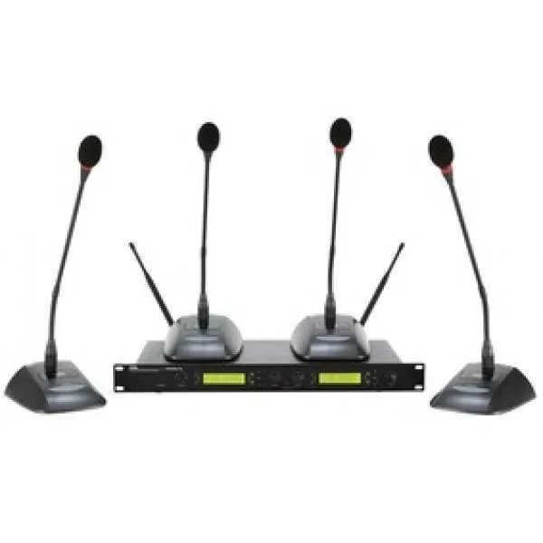 Sistem de conferinta wireless cu 4 microfoane - Imaginea 1