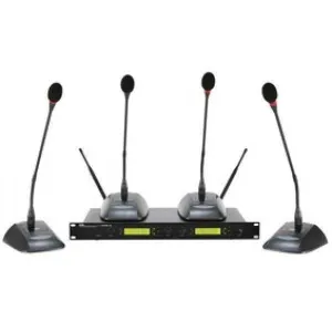 Sistem de conferinta wireless cu 4 microfoane