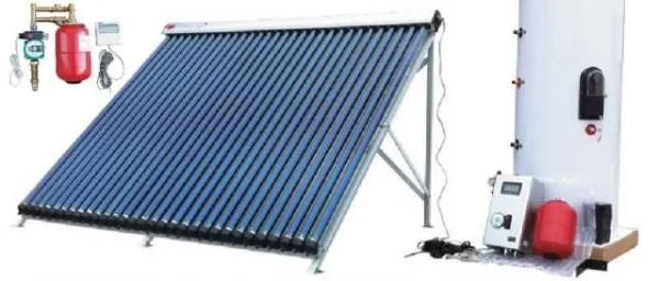 Panou solar apa calda nepresurizat - integral INOX - 100L ( 10 tuburi 58/ 1800) - Imaginea 1