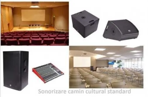 Sistem audio pentru camin cultural - Imaginea 1